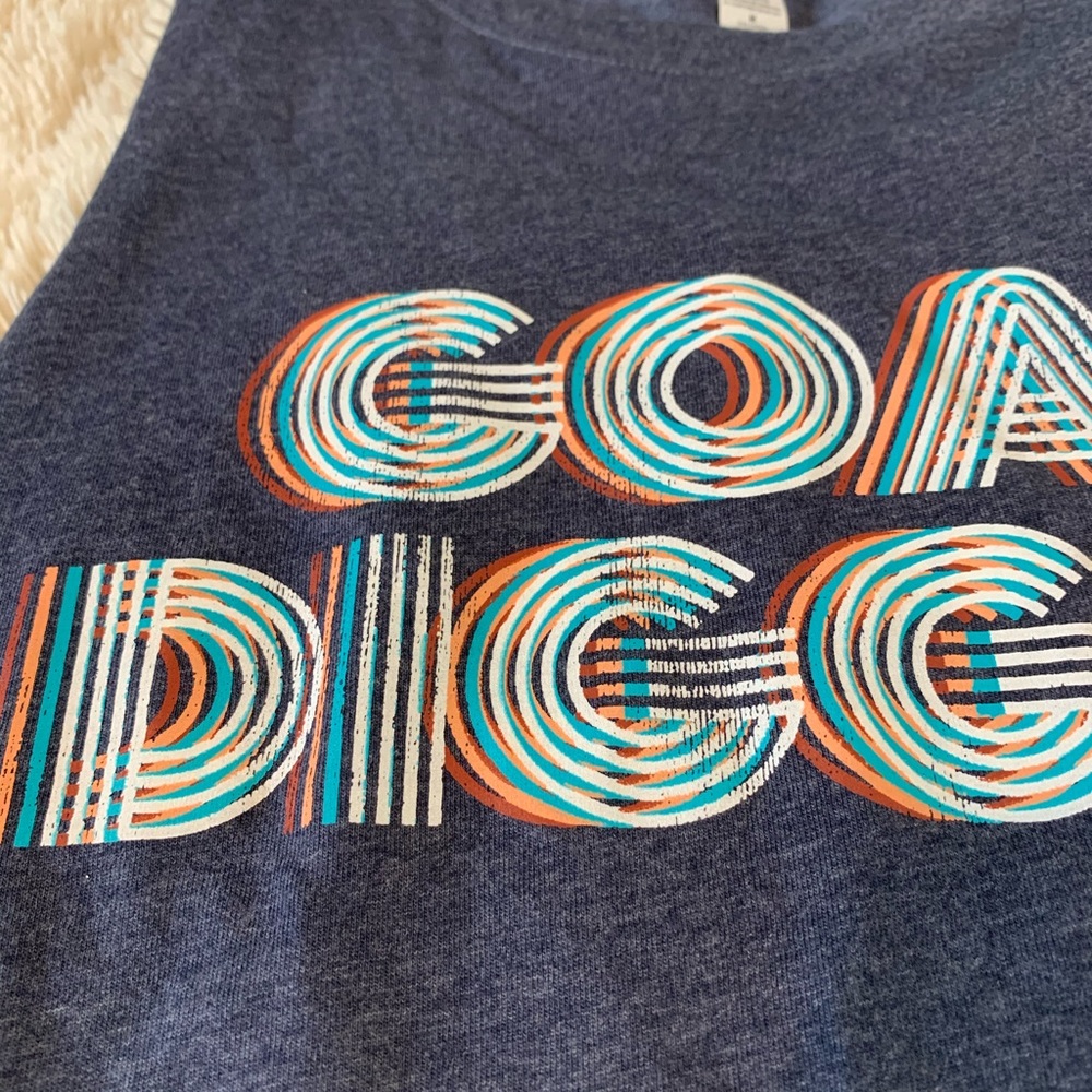 Goal Digger Cropped Muscle Racerback Tank - Picture 3 of 9